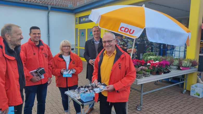 Wahlstand in Ahnatal